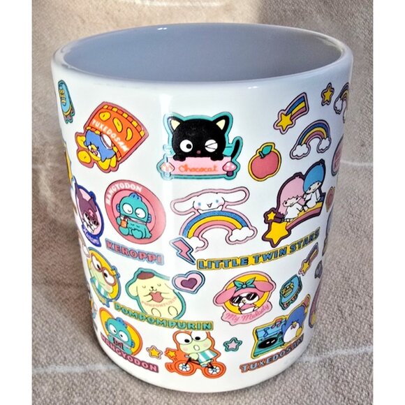 Sanrio Hello Kitty And Friends Ceramic Sticker Mug 20oz - Picture 2 of 5